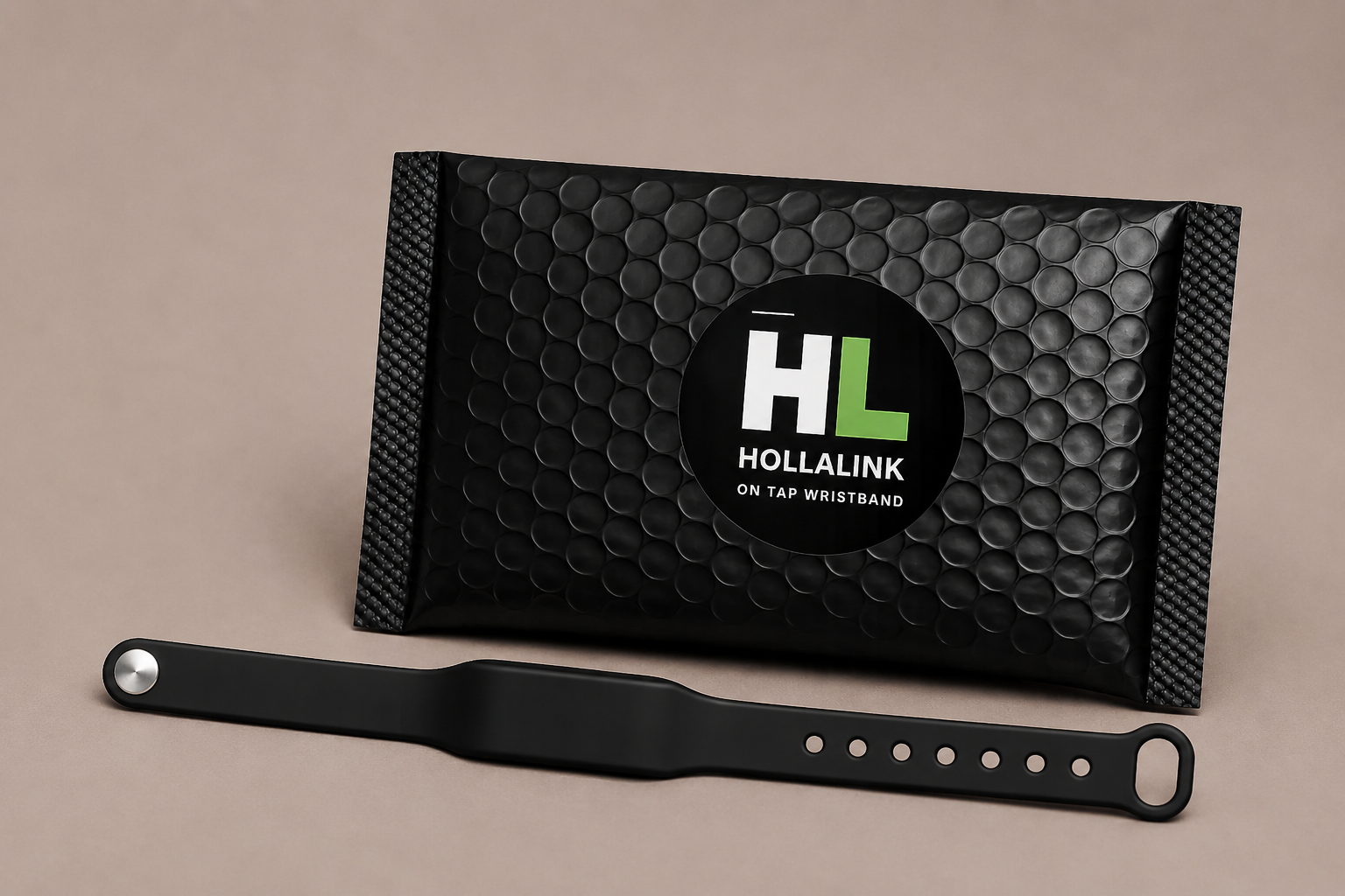 HollaLink tap wristband