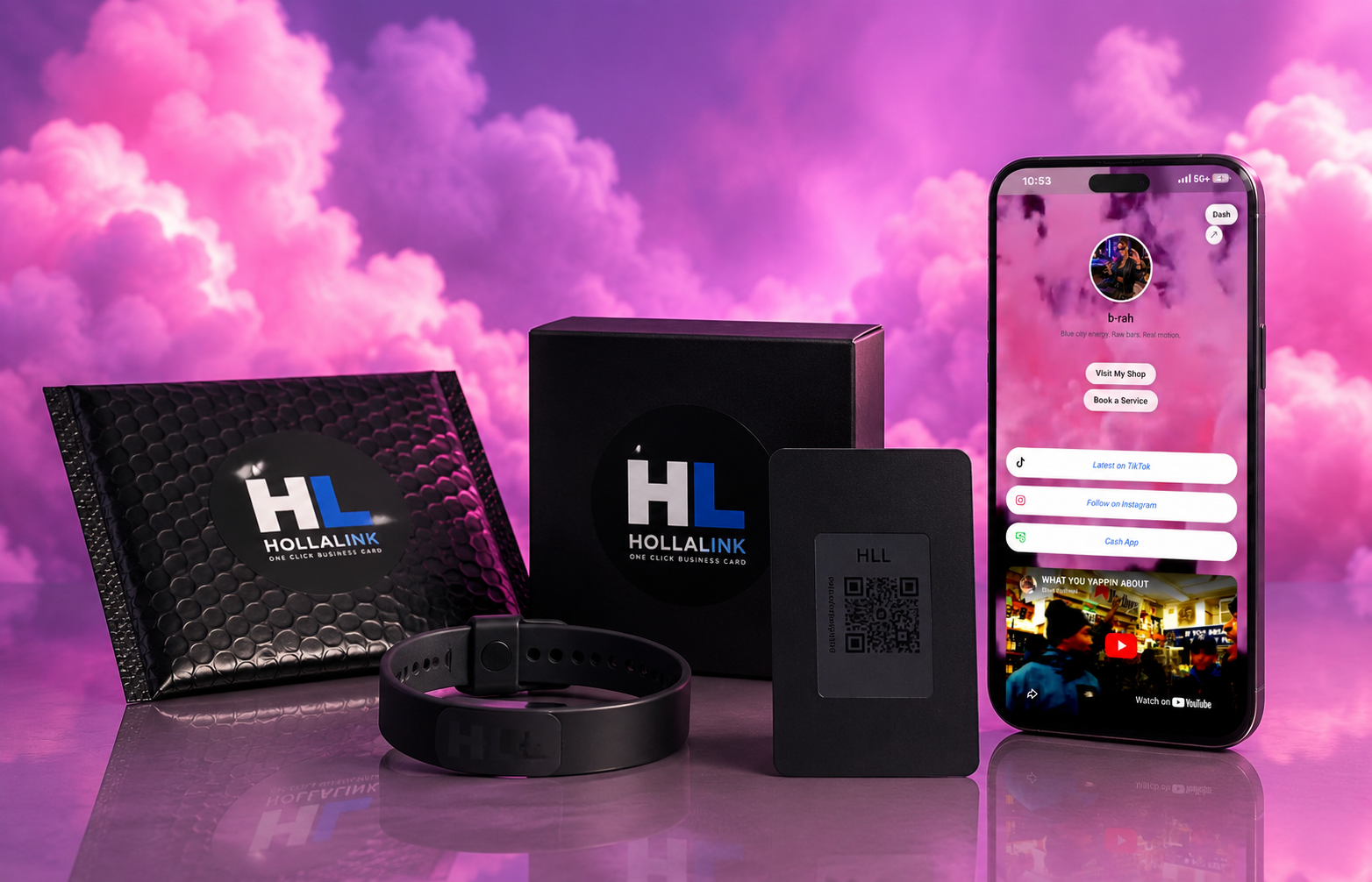Local service professional using HollaLink