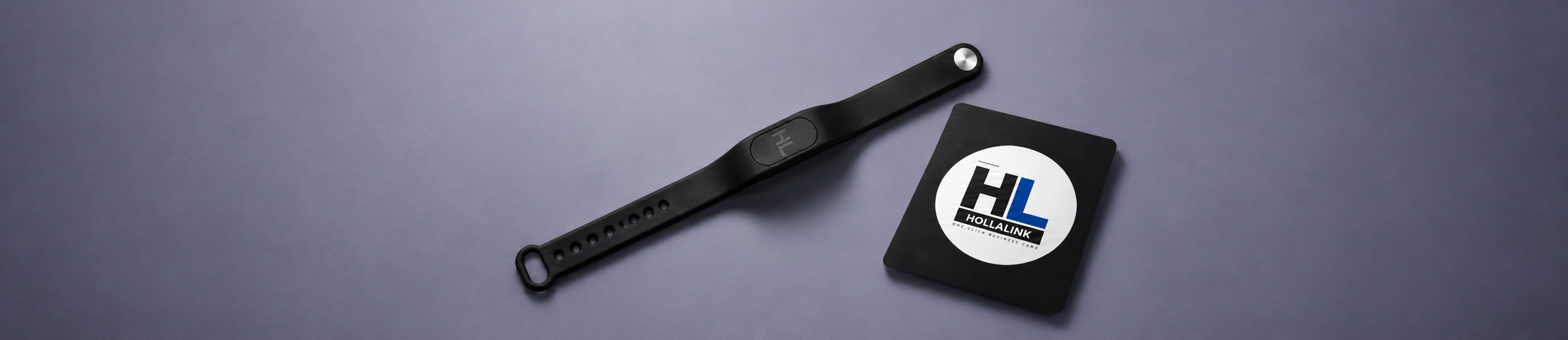 HollaLink wristbands and card products